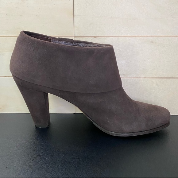 Kate Spade Bison Booties Women's Size 8 Shoes M Suede Leather Cuffed Boot - Picture 3 of 11